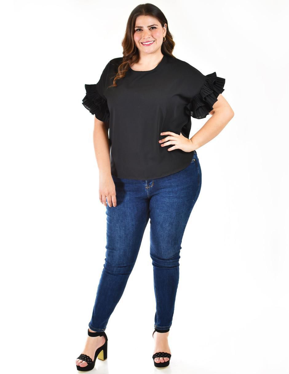 Blusa manga corta para mujer 5