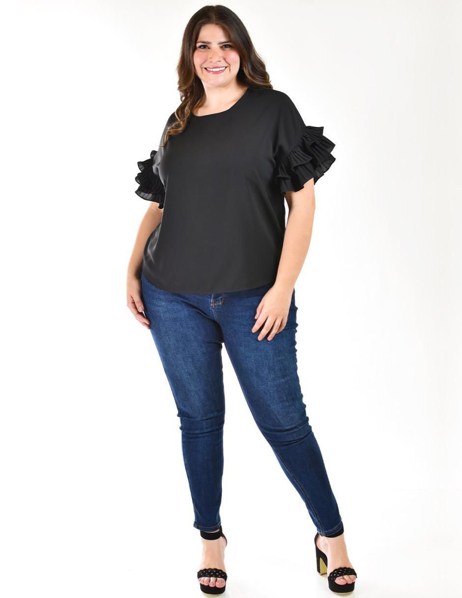 Blusa manga corta para mujer 6