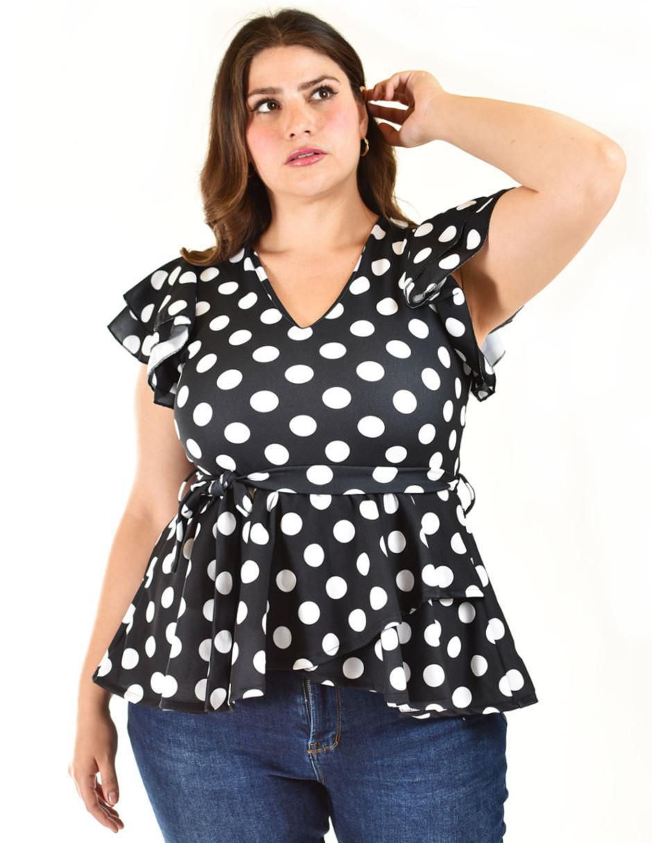 Blusa manga corta para mujer 5