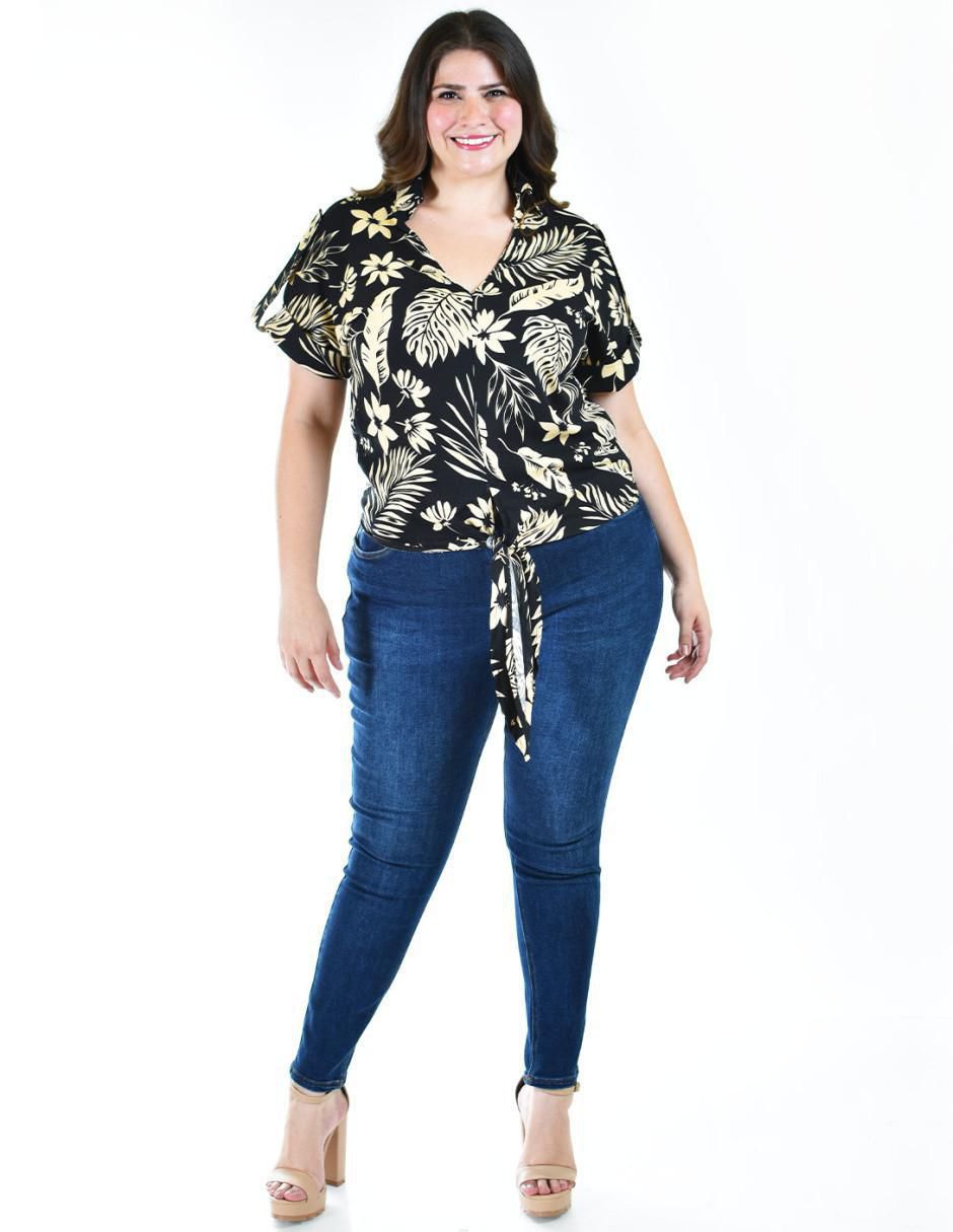 Blusa manga corta para mujer 5