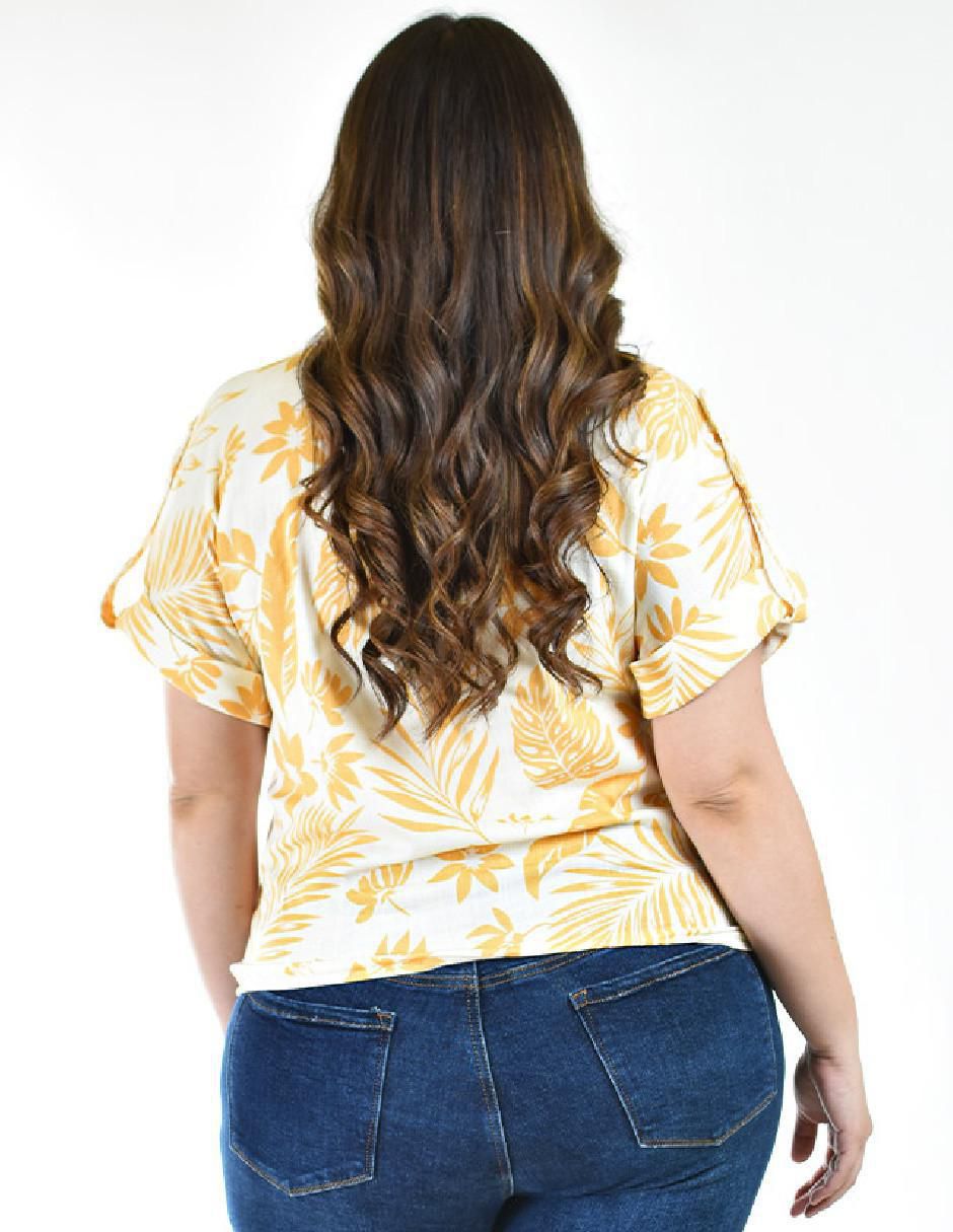 Blusa manga corta para mujer 3