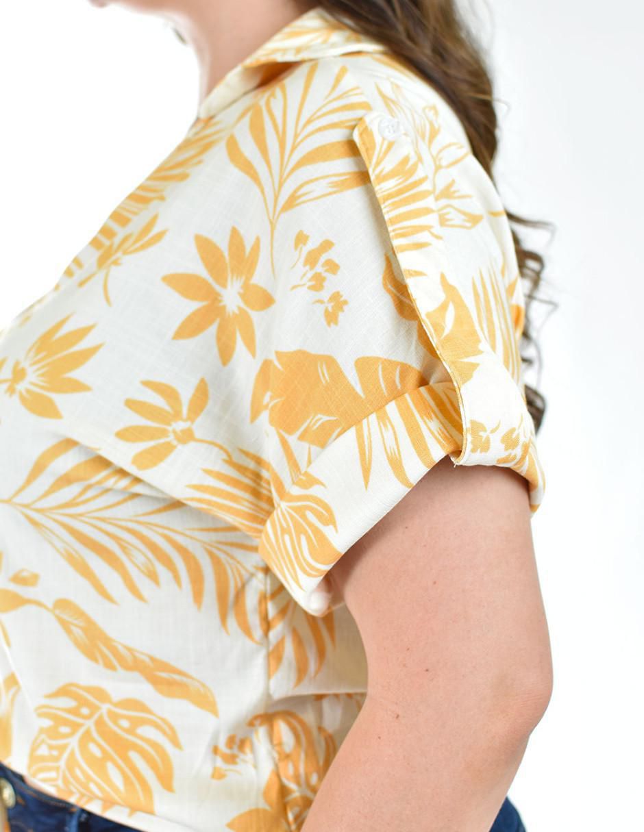 Blusa manga corta para mujer 4