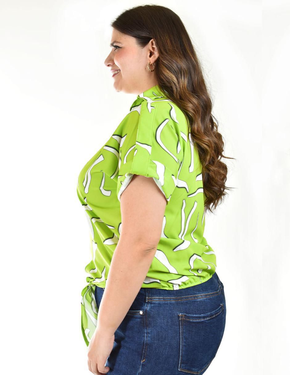 Blusa manga corta para mujer 2