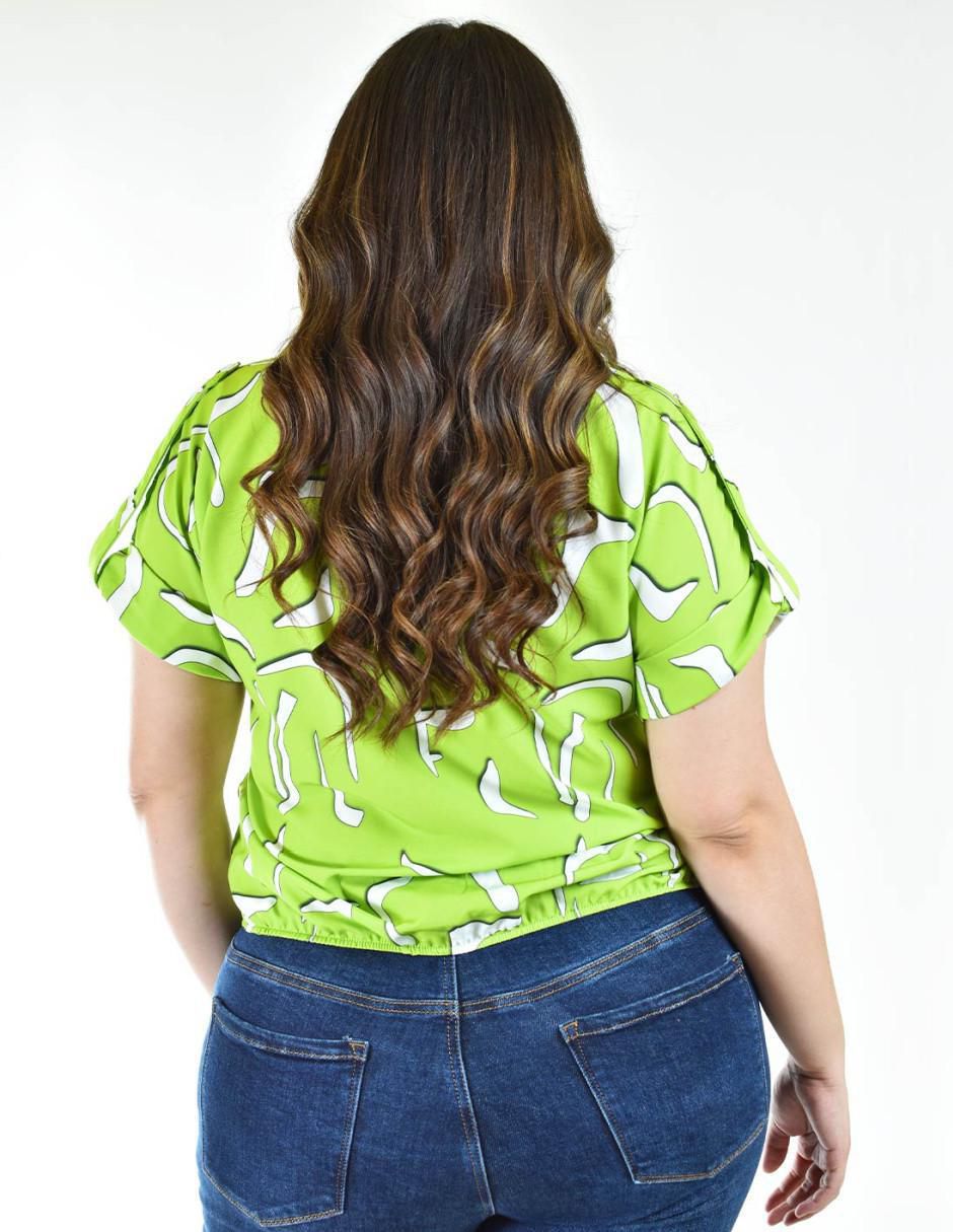 Blusa manga corta para mujer 3