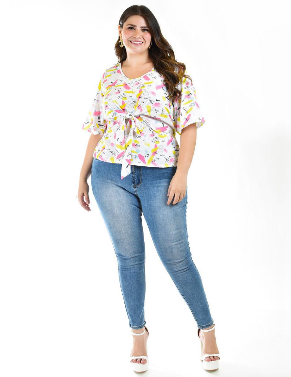 Blusa manga 3/4 para mujer 5