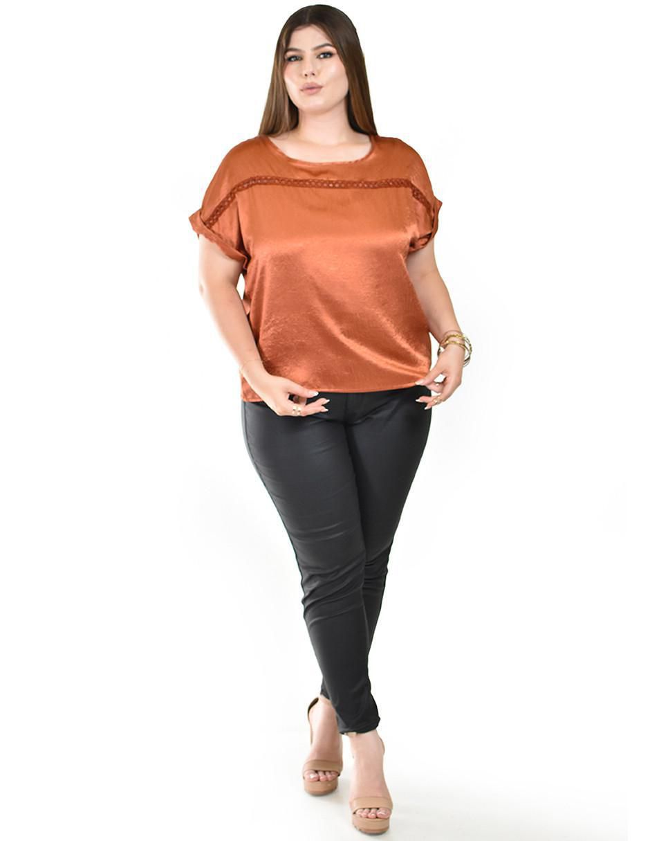 Blusa manga corta para mujer 4
