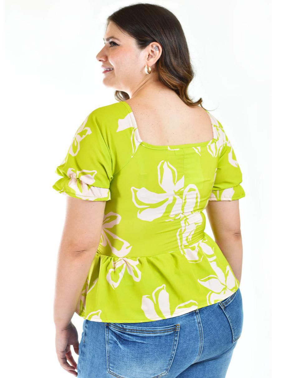 Blusa manga corta para mujer 3