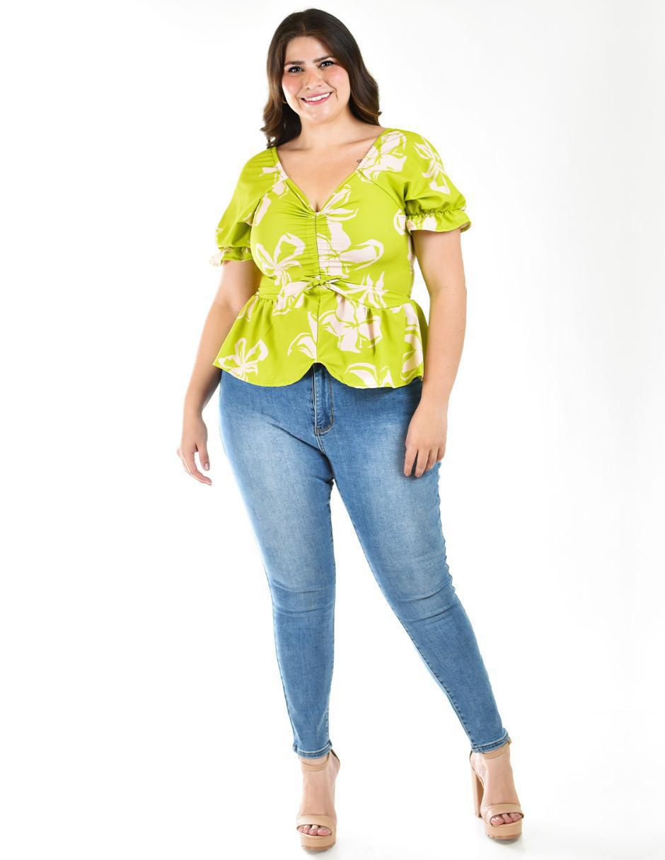 Blusa manga corta para mujer 5