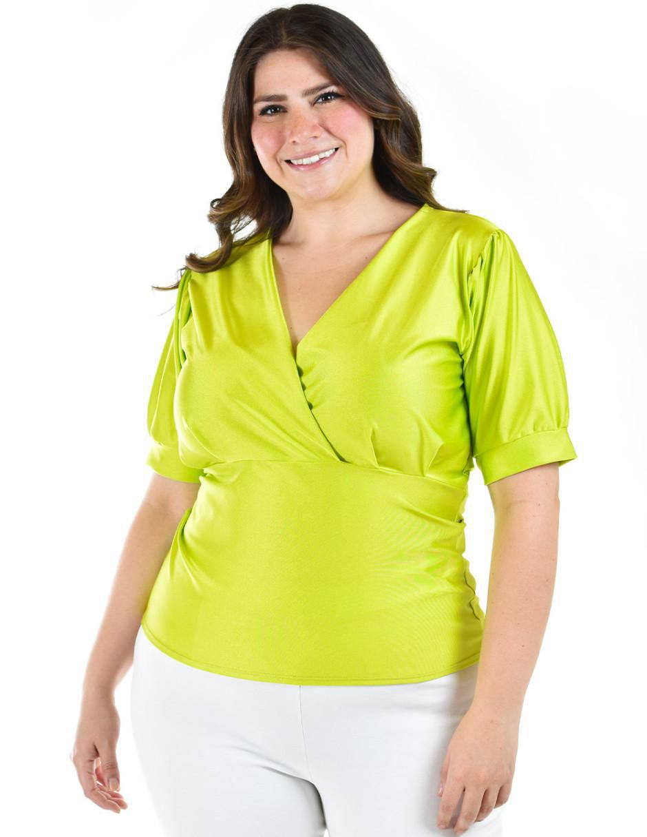 Blusa manga corta para mujer
