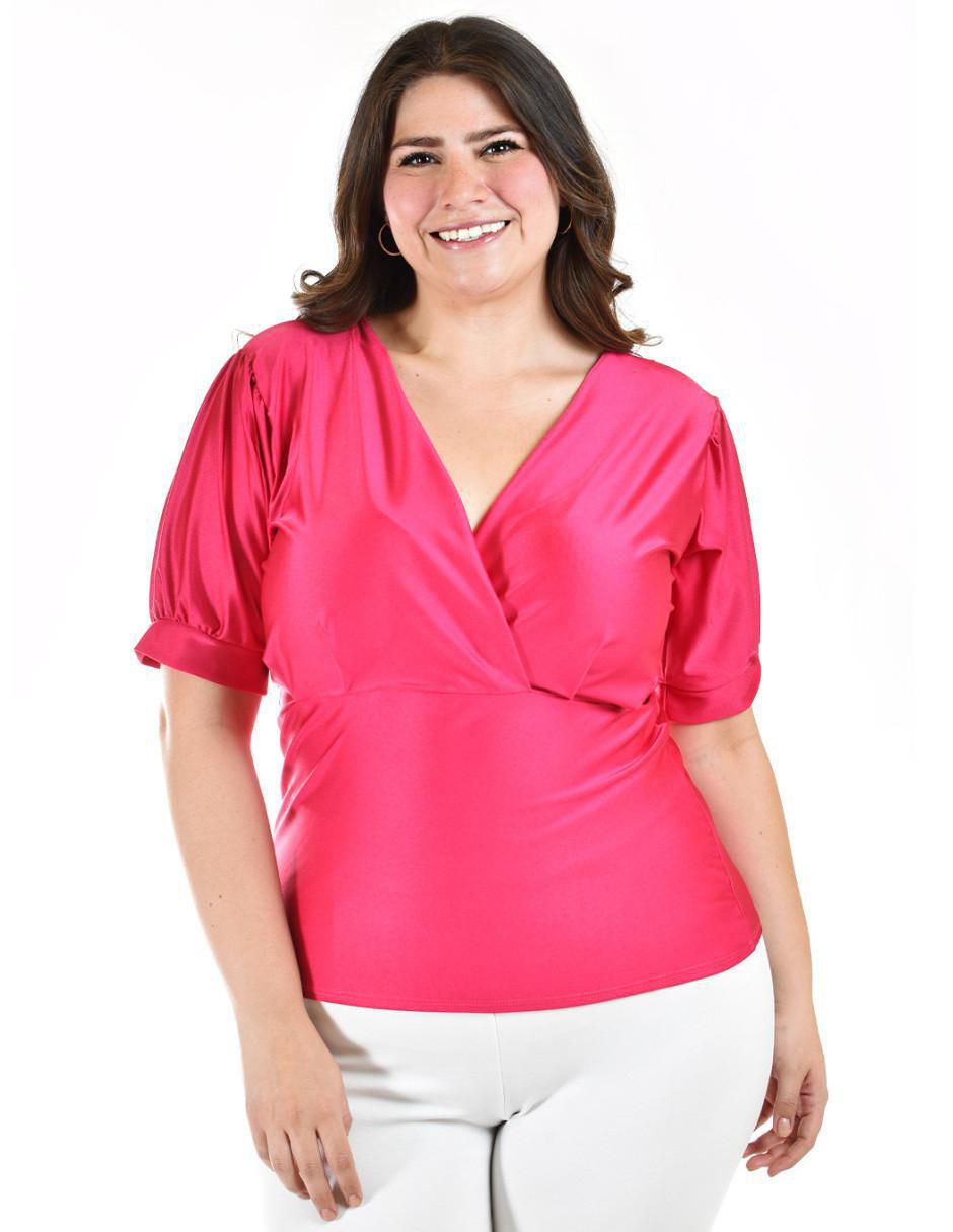 Blusa manga corta para mujer
