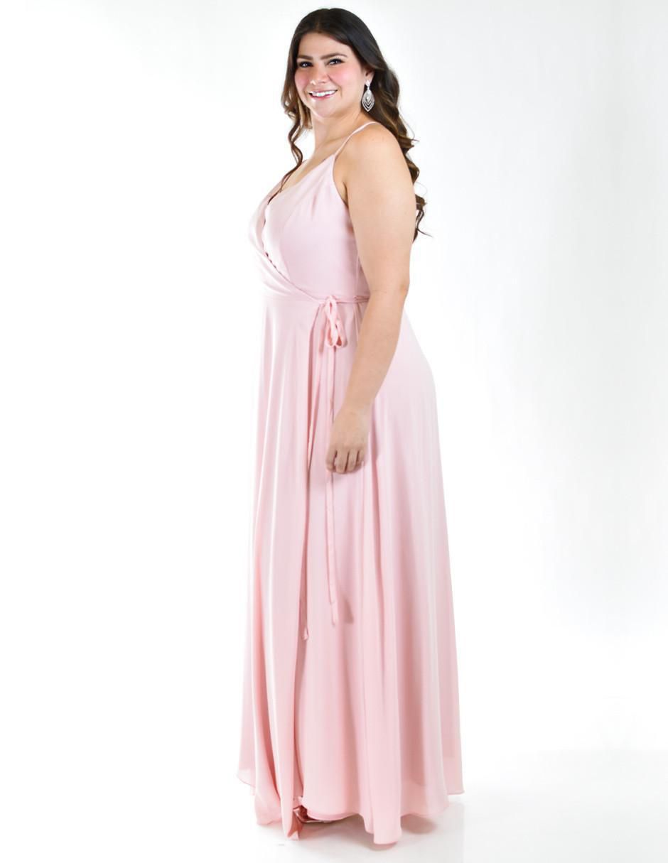 Vestido maxi de fiesta escote V 2