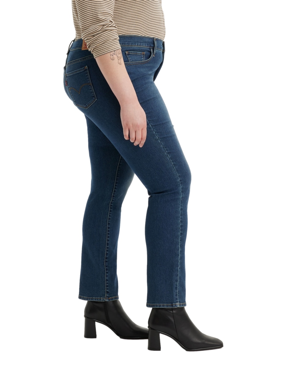 Jeans straight para mujer 2