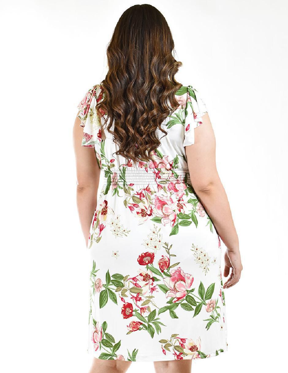 Vestido a la rodilla casual para mujer