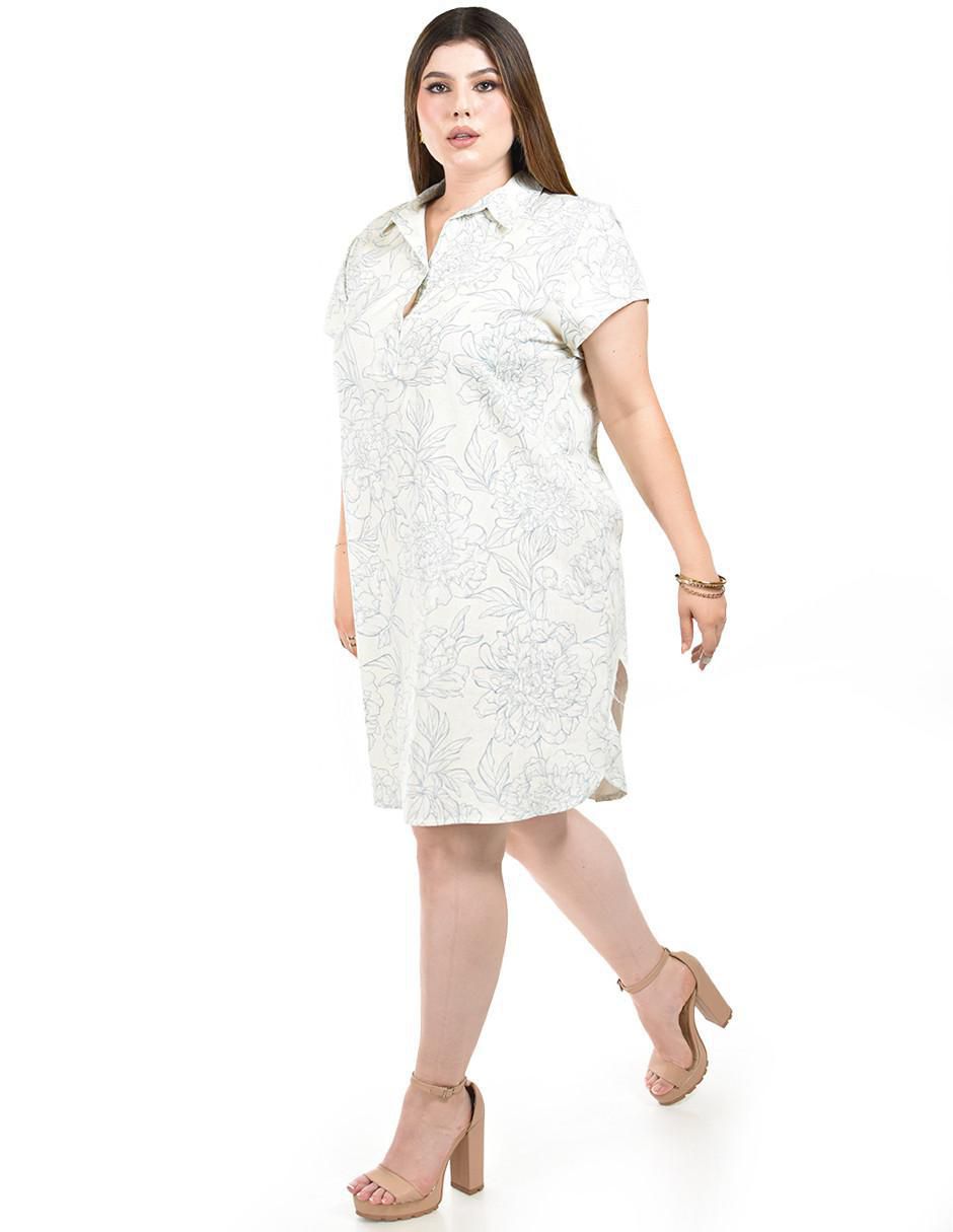 Vestido a la rodilla casual para mujer 2