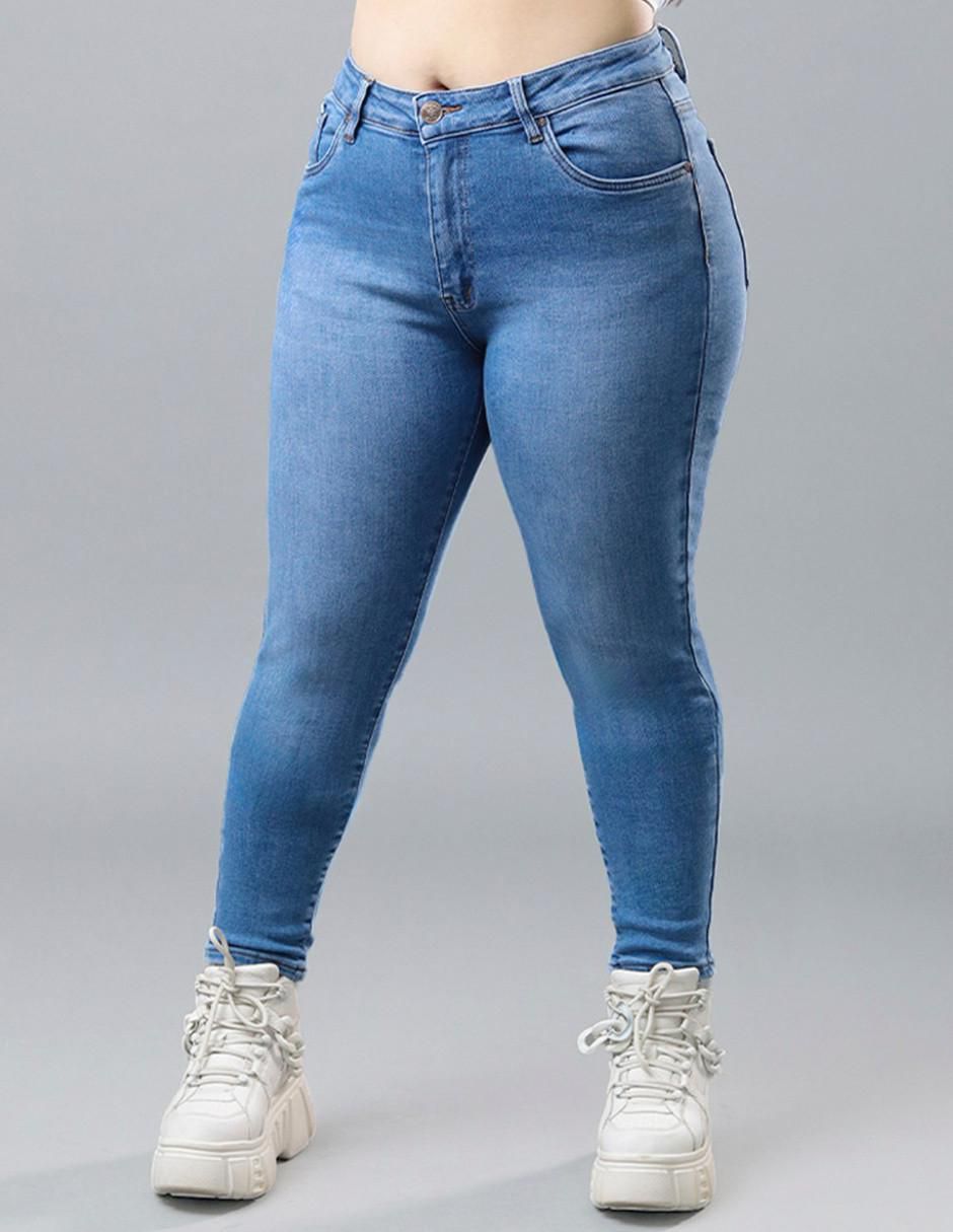 Jeans skinny corte media cintura para mujer Jeans skinny corte media cintura para mujer