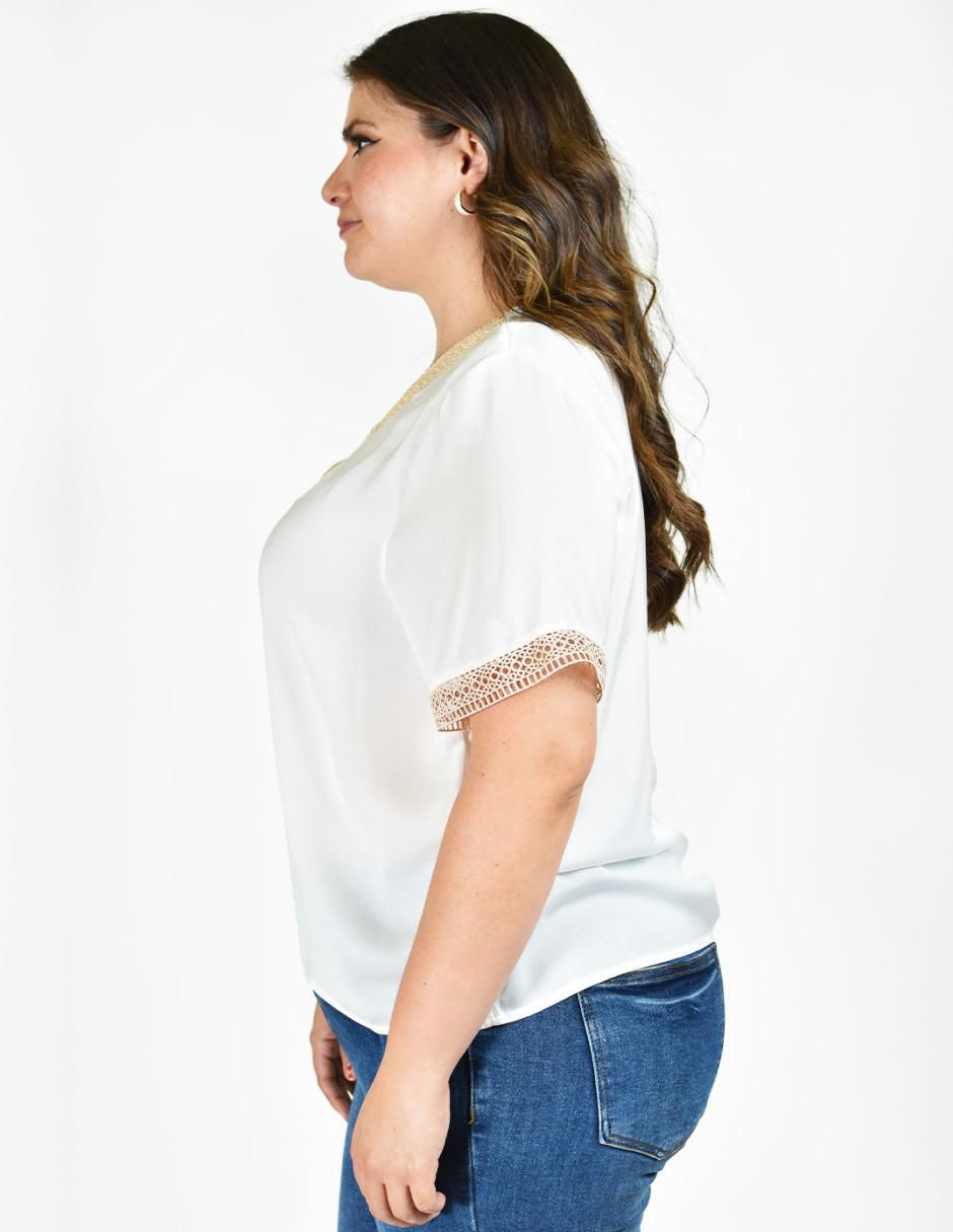 Blusa manga corta para mujer 2