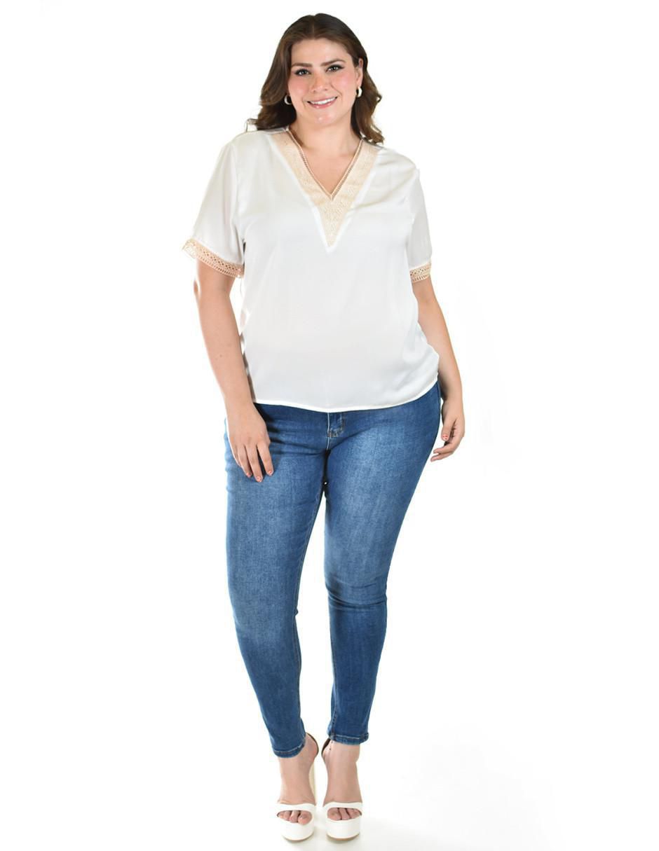 Blusa manga corta para mujer 6
