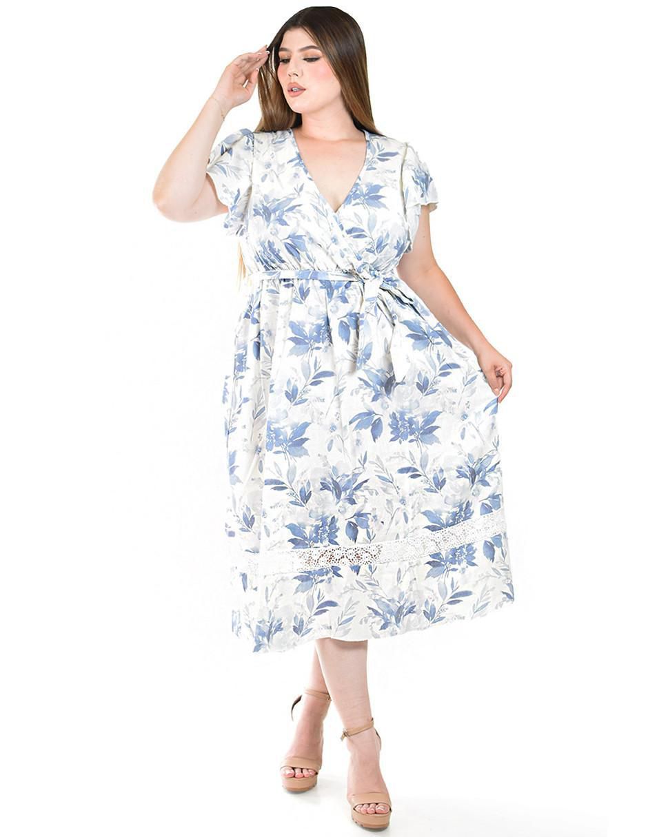 Vestido midi casual para mujer
