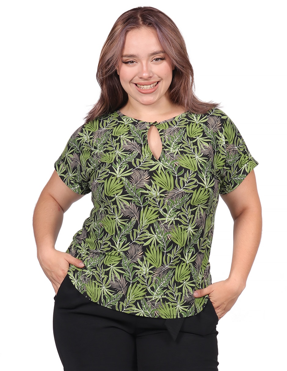 Blusa manga corta para mujer 1