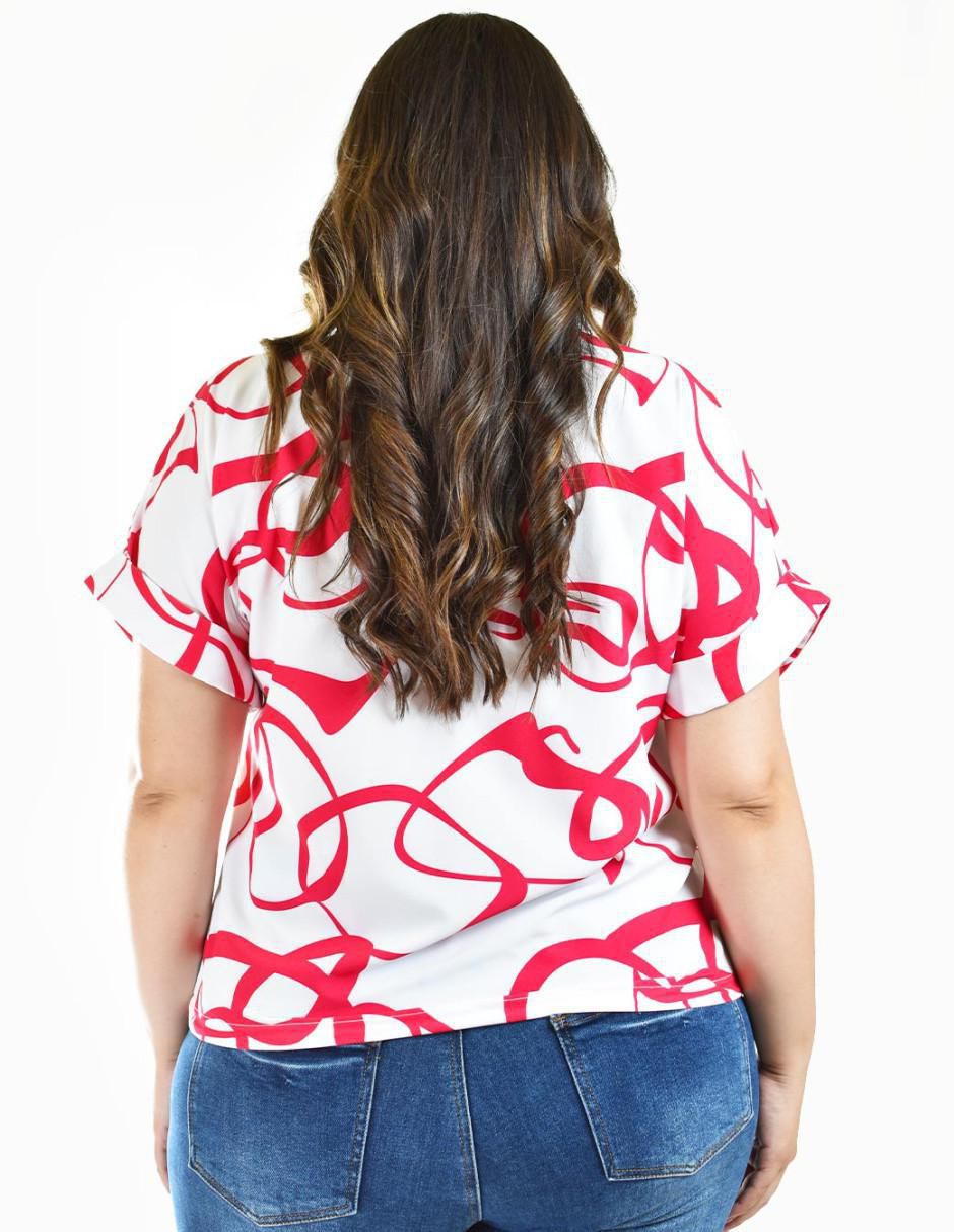 Blusa manga corta para mujer 3