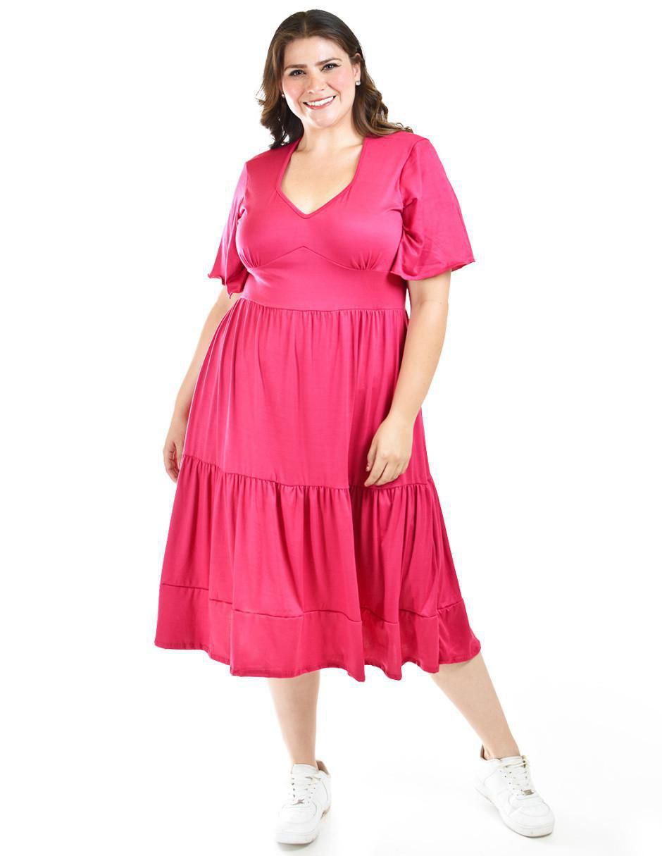 Vestido midi casual para mujer Vestido midi casual para mujer
