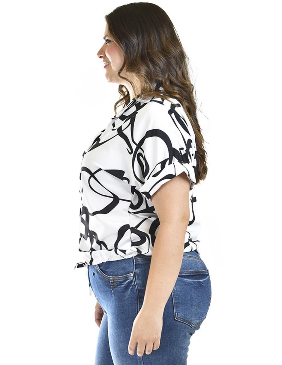 Blusa manga corta para mujer 2