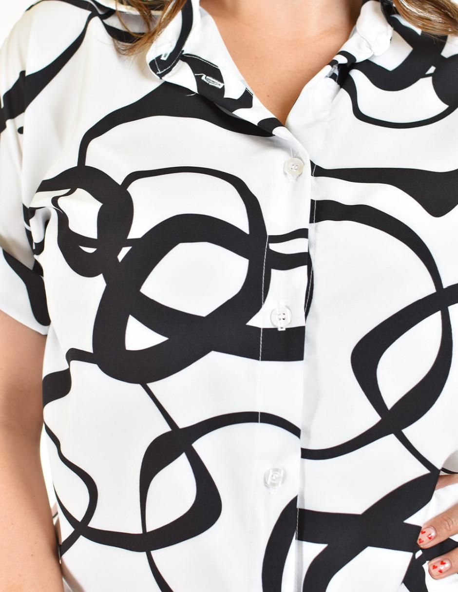 Blusa manga corta para mujer 4