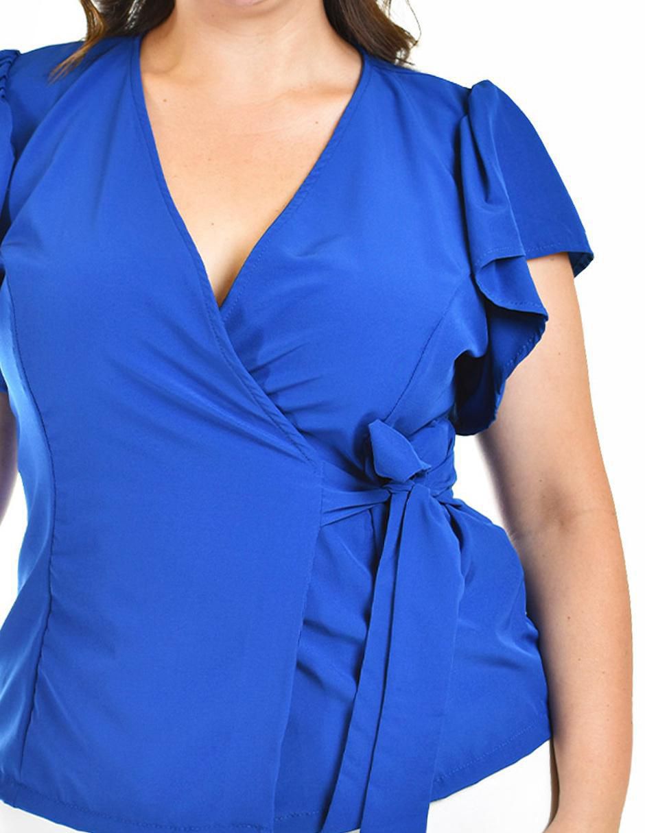 Blusa manga corta para mujer 4