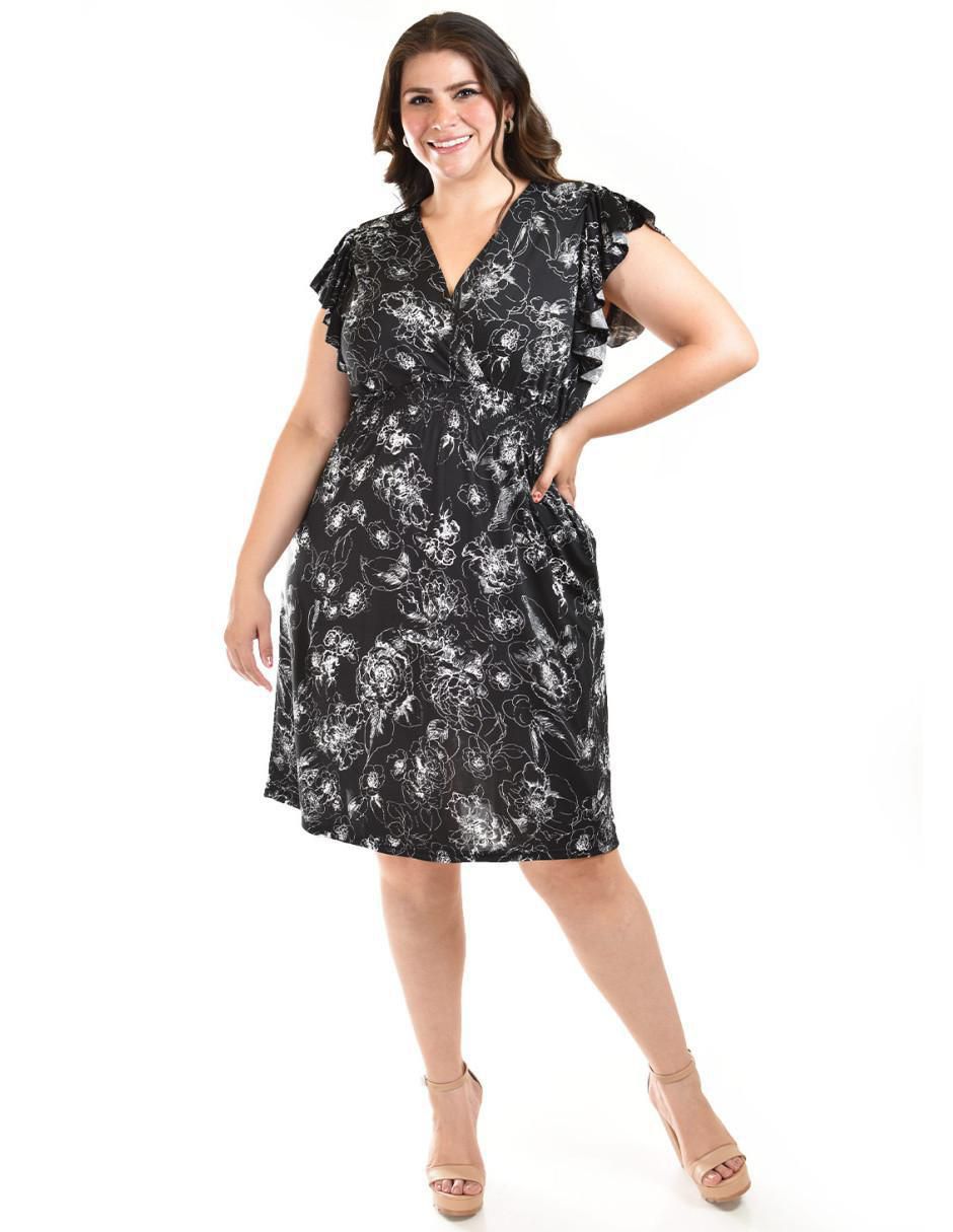 Vestido arriba de la rodilla casual para mujer 5