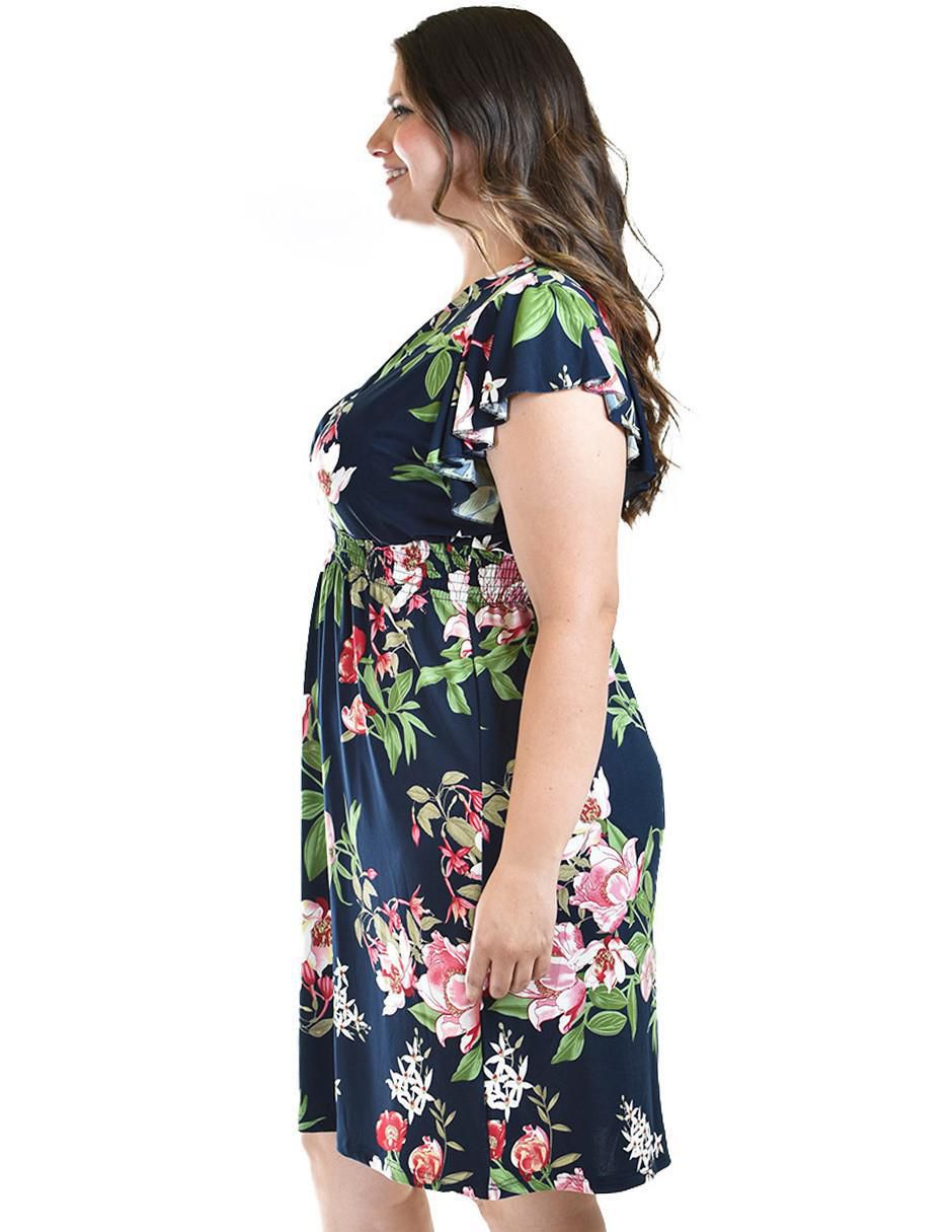 Vestido arriba de la rodilla casual para mujer 2