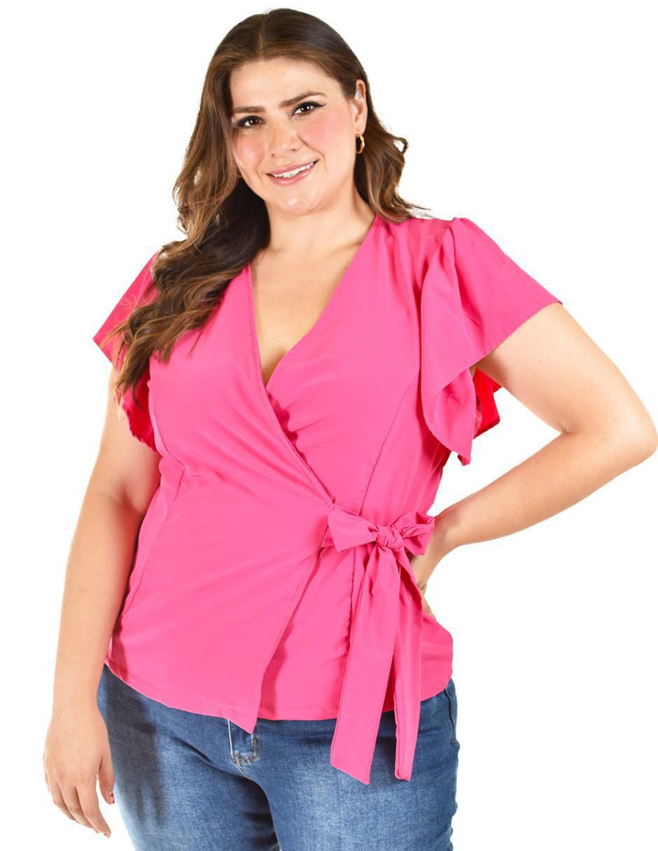 Blusa manga corta para mujer 5