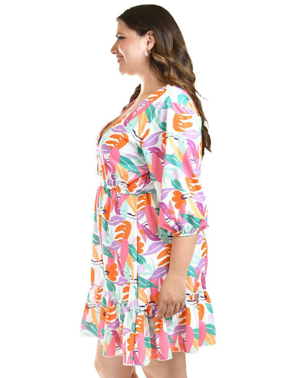 Vestido arriba de la rodilla casual para mujer 2