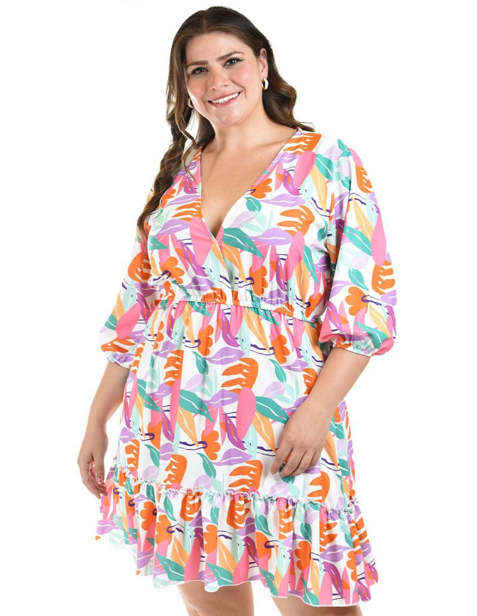 Vestido arriba de la rodilla casual para mujer 5