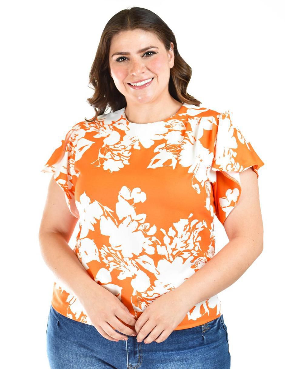 Blusa manga corta para mujer 5