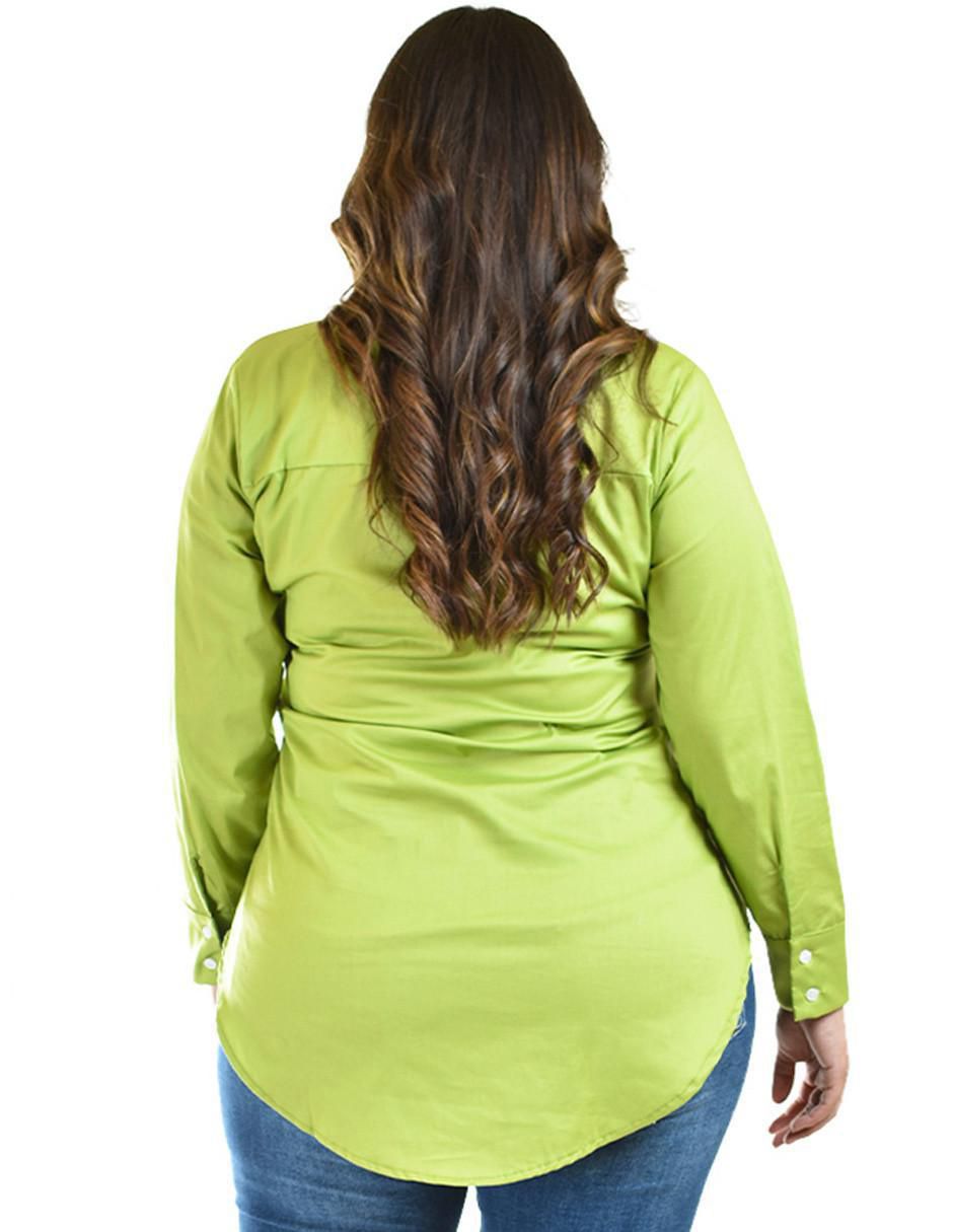 Blusa camisera manga larga para mujer 3
