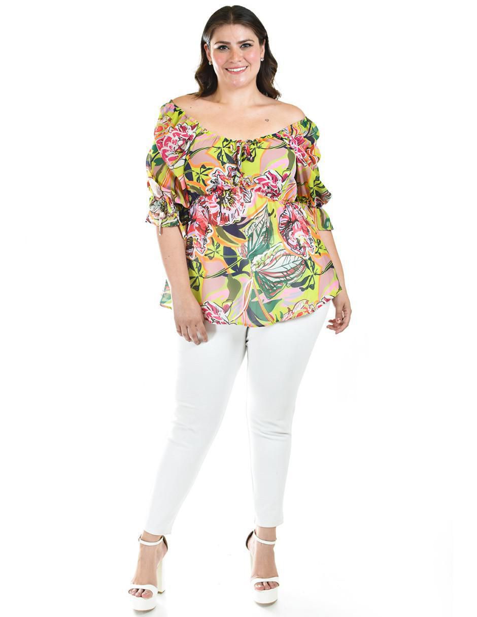 Blusa manga 3/4 para mujer 4