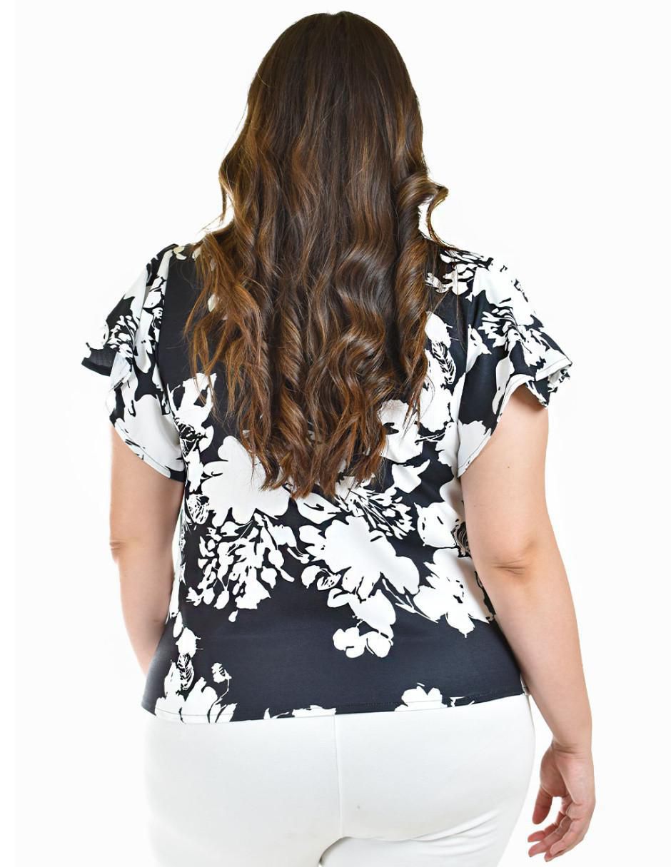 Blusa manga corta para mujer 3