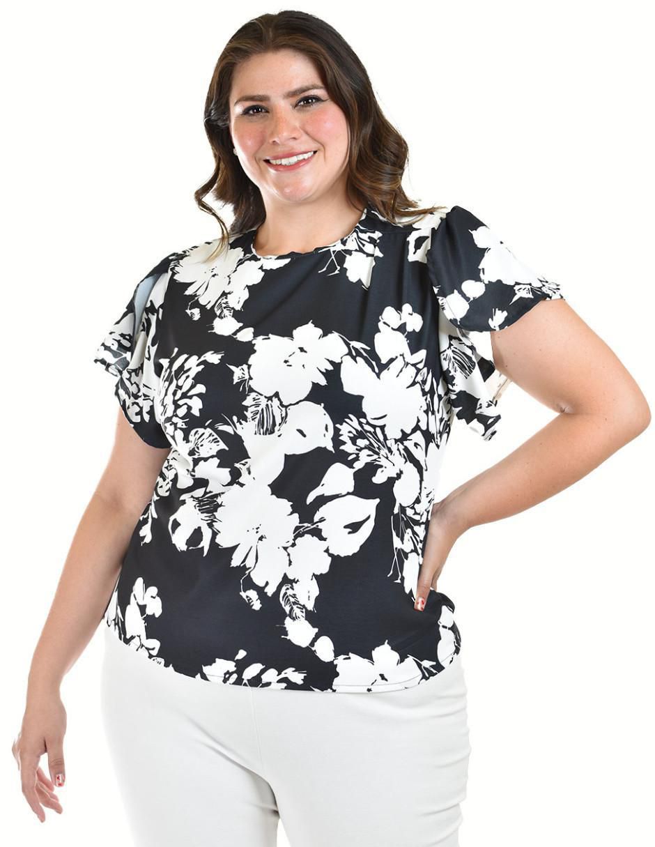 Blusa manga corta para mujer 5