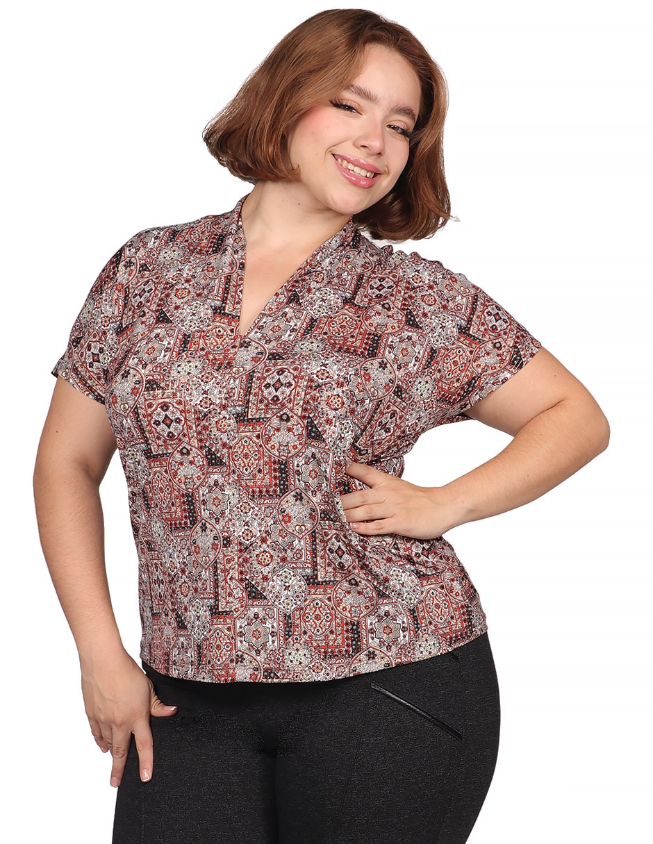 Blusa manga corta para mujer 1