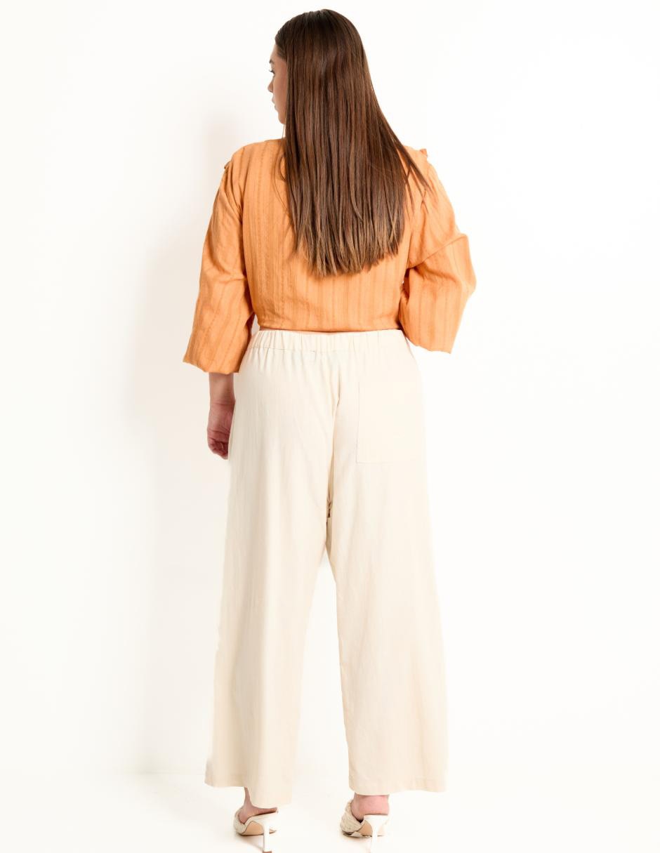 Pantalón relaxed amplio para mujer 2