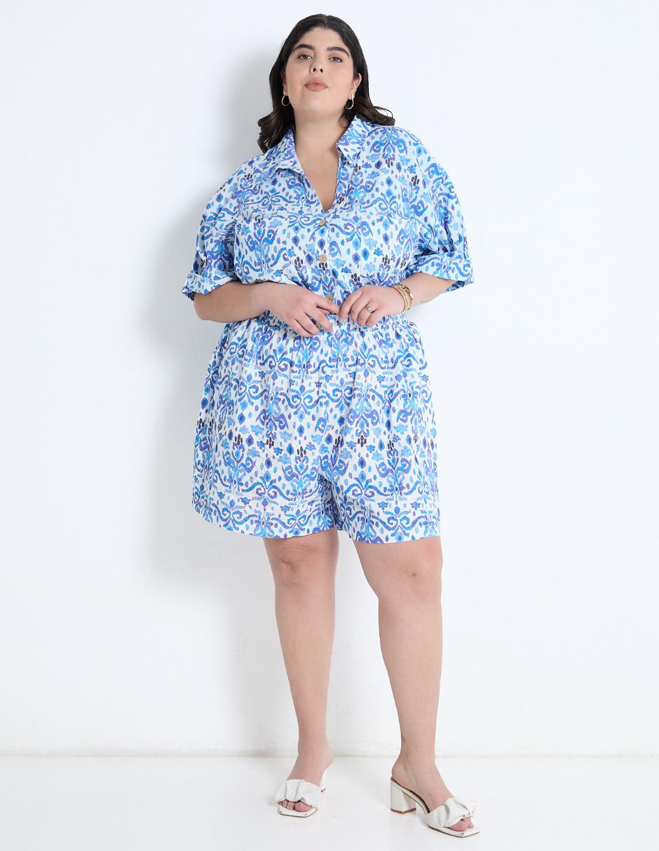 Blusa manga corta para mujer 3
