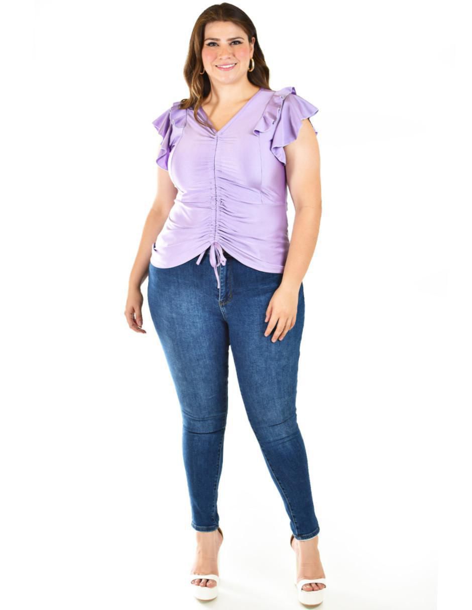 Blusa manga corta para mujer 5
