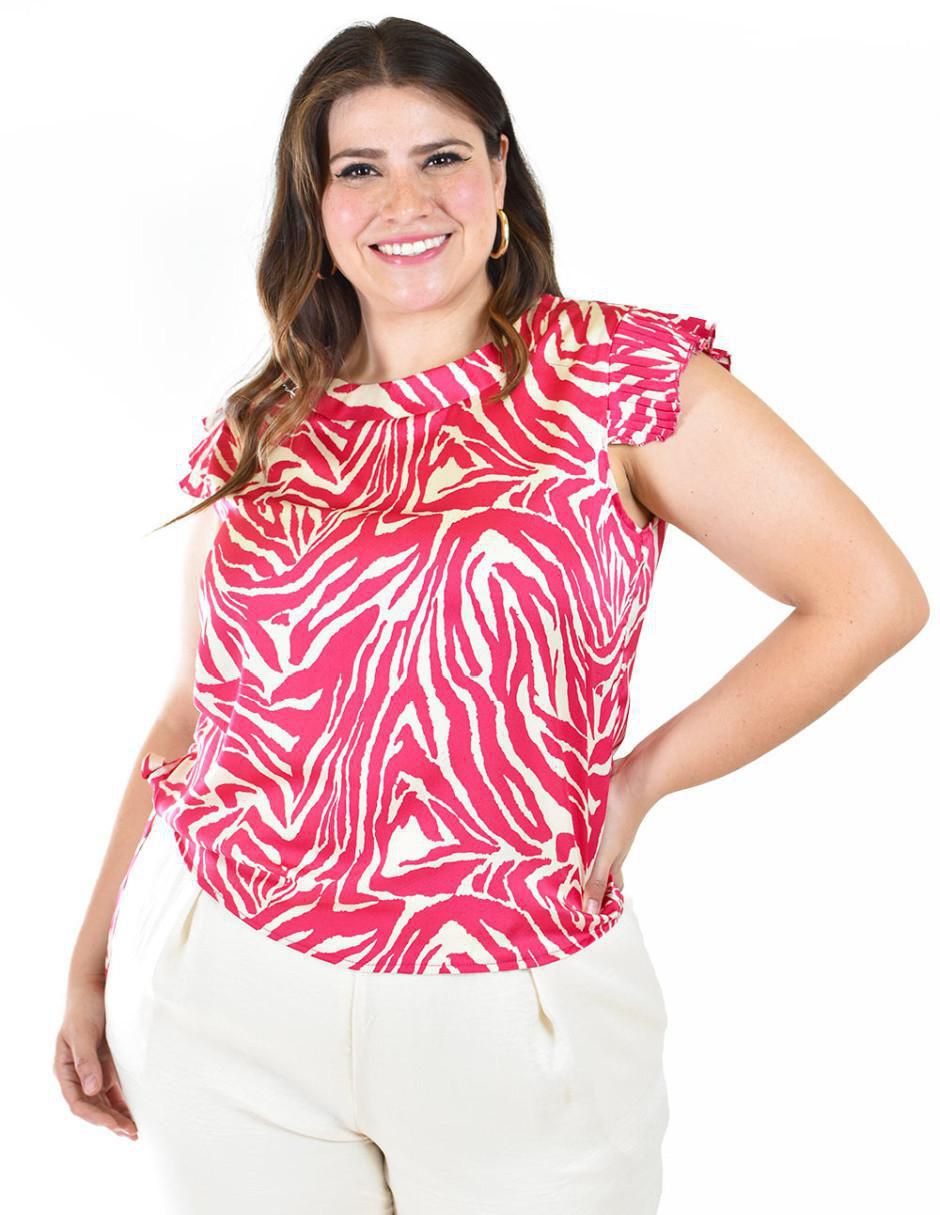 Blusa sin manga para mujer