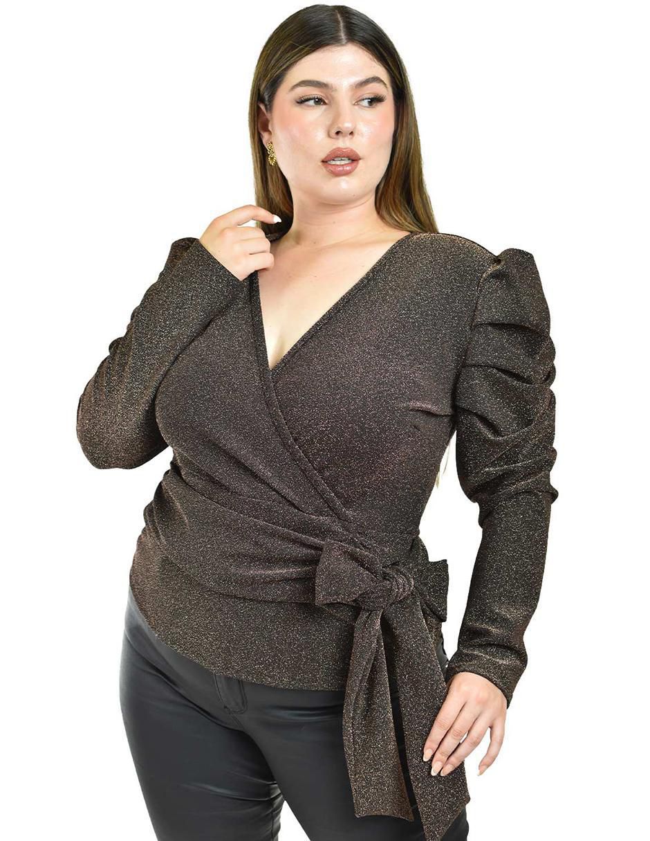 Blusa manga larga para mujer
