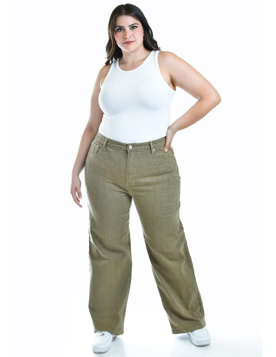 Jeans straight para mujer 6