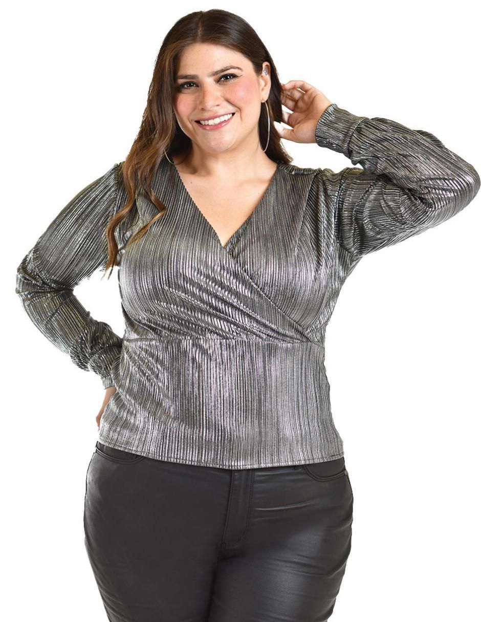 Blusa manga larga para mujer 4