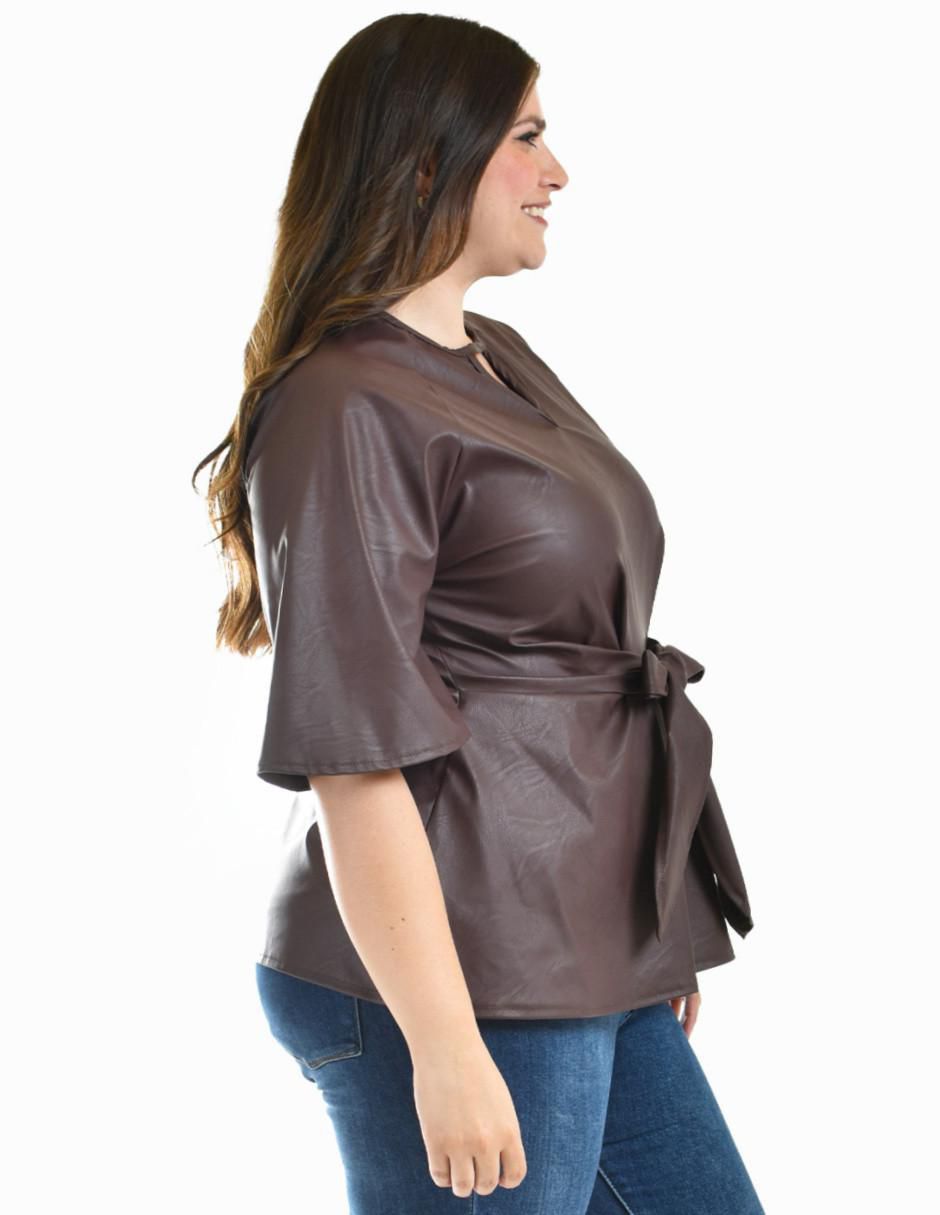 Blusa manga al codo para mujer 2