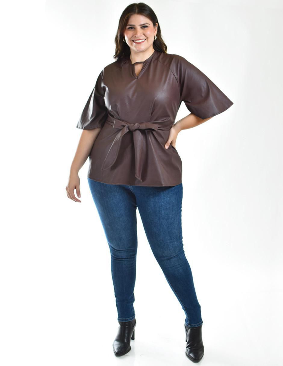 Blusa manga al codo para mujer 5