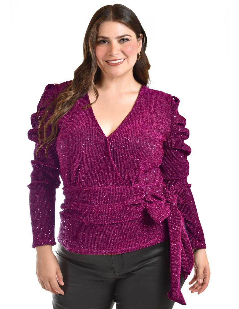Blusa manga larga para mujer