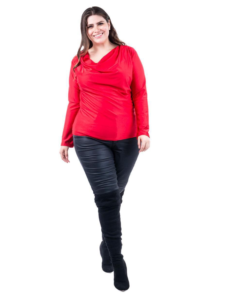 Blusa manga larga para mujer 6